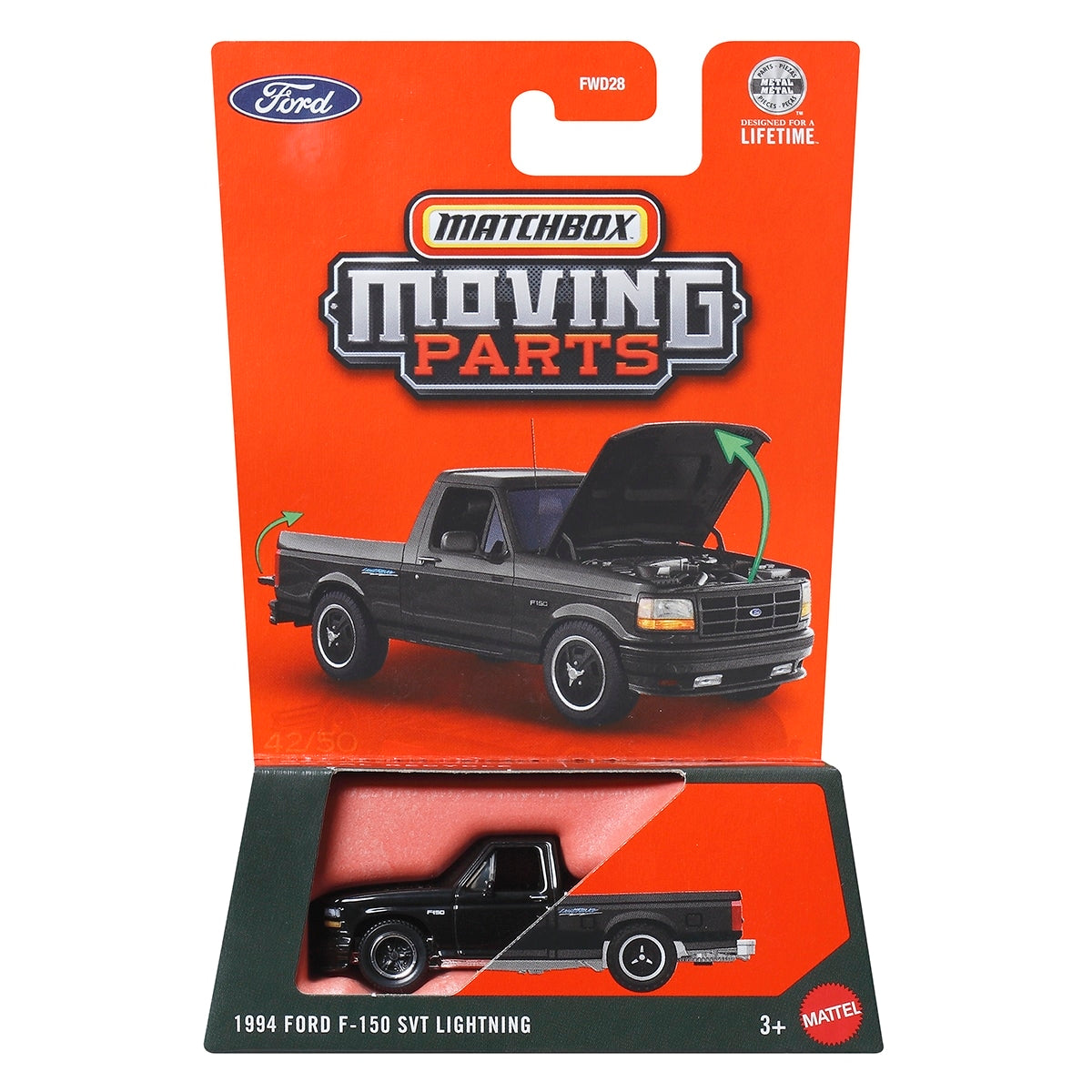 Đồ Chơi Siêu Xe Bán Tải Ford F-150 SVT Lightning 1994 MATCHBOX JHV65/FWD28