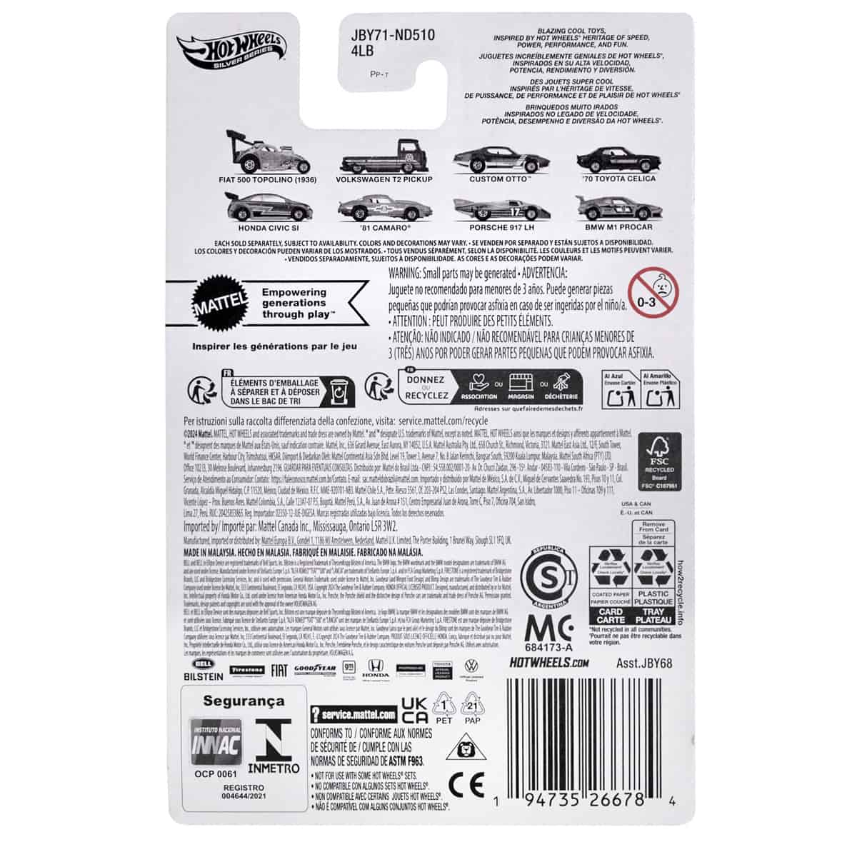 Đồ Chơi Siêu Xe Hot Ones - Custom Otto HOT WHEELS JBY68