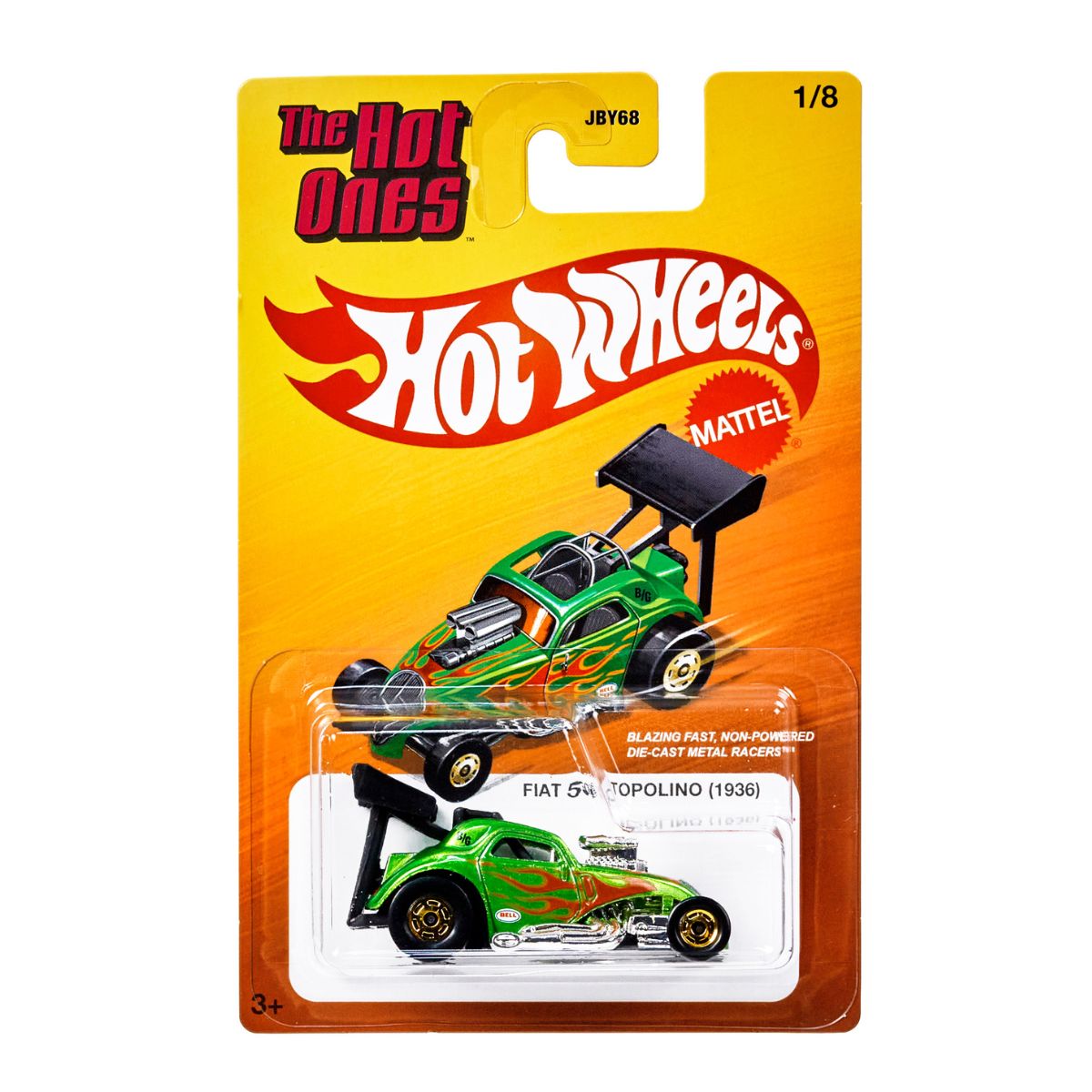 Hot Ones Supercar Toy - Fiat 500 Topolino (1936) HOT WHEELS JBY68
