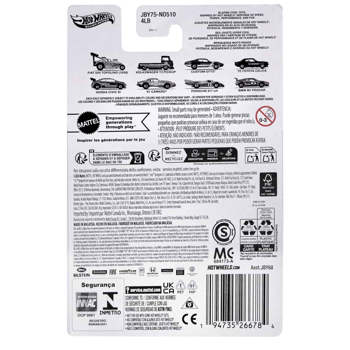 Đồ Chơi Siêu Xe Hot Ones - Porsche 917LH JBY68