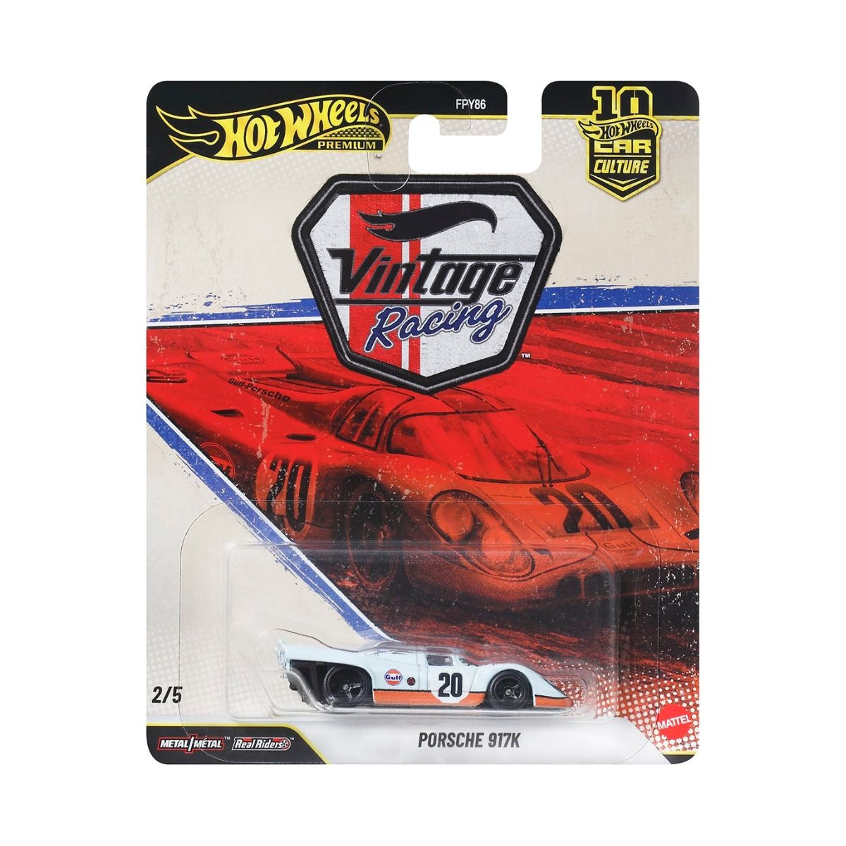 Đồ Chơi Siêu Xe Hot Wheels Hạng Sang PORSCHE 917 K HOT WHEELS JKF03/FPY86