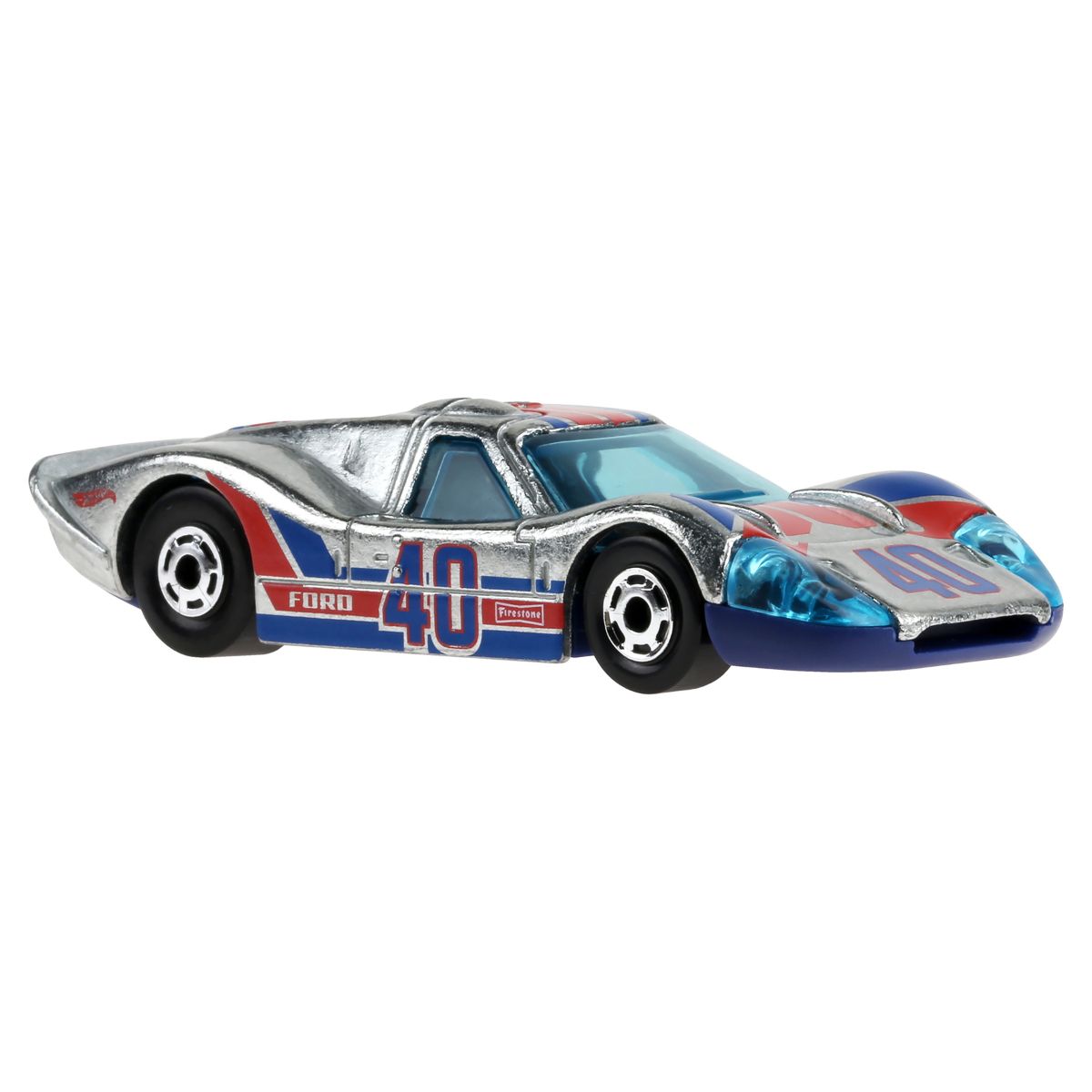 Đồ Chơi Siêu Xe Hot Ones - 1967 Ford GT40 MK.IV HOT WHEELS JBY68