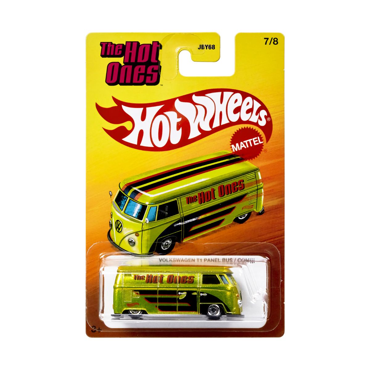 Hot Wheels Hot Ones – Volkswagen T1 Panel Bus Die-Cast Car - JKX46/JBY