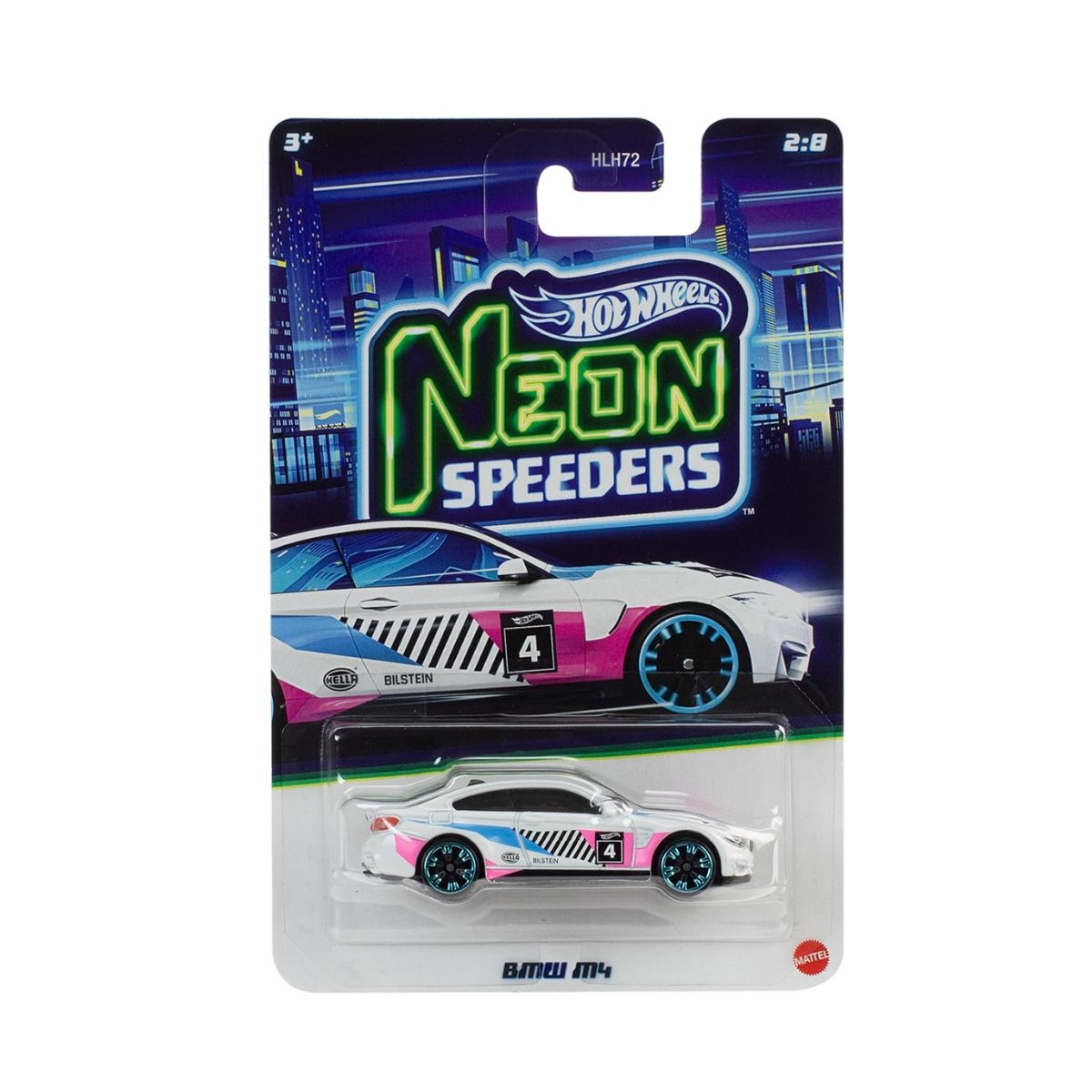 Đồ Chơi Siêu Xe Hot Wheels Neon Speeders BMW M4 HOT WHEELS JKY02/HLH72