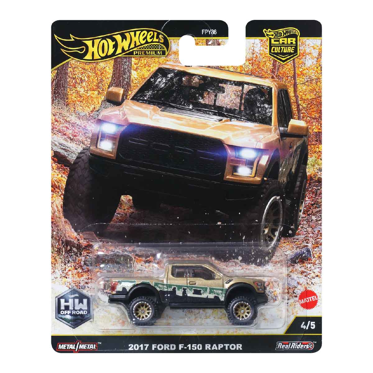 Đồ Chơi Siêu Xe Sang Trọng 17 Ford F150 Raptor HOT WHEELS FPY86