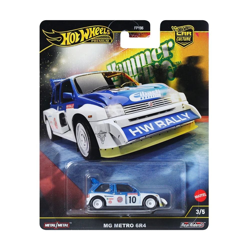Đồ Chơi Mô Hình Siêu Xe Sang Trọng 86 MG METRO 6R4 HOT WHEELS FPY86
