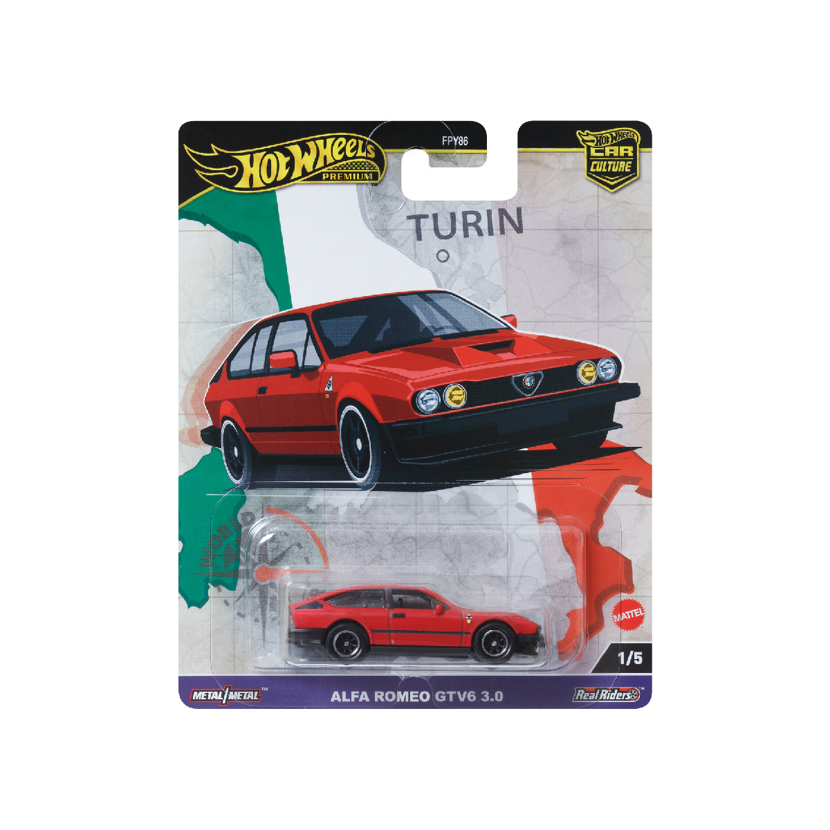 Siêu Xe Sang Trọng Alfa Romeo Gtv 6 3.0 Hot Wheels Fpy86