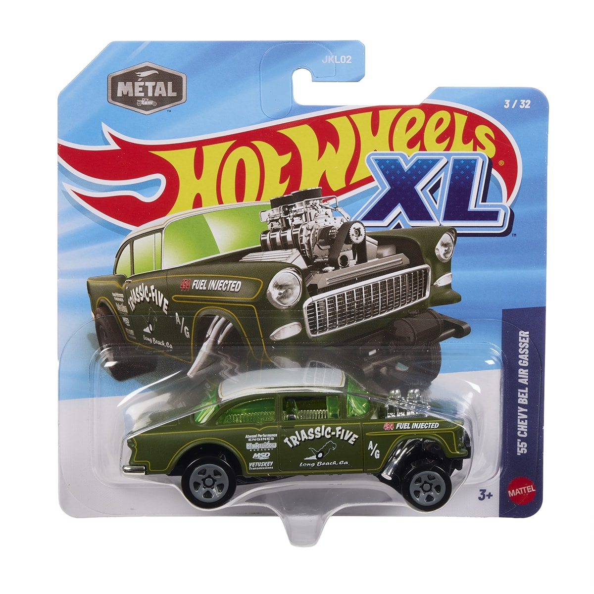 Đồ Chơi Siêu Xe XL - 55 Chevy Bel Air Gasser HOT WHEELS JPH93/JKL02