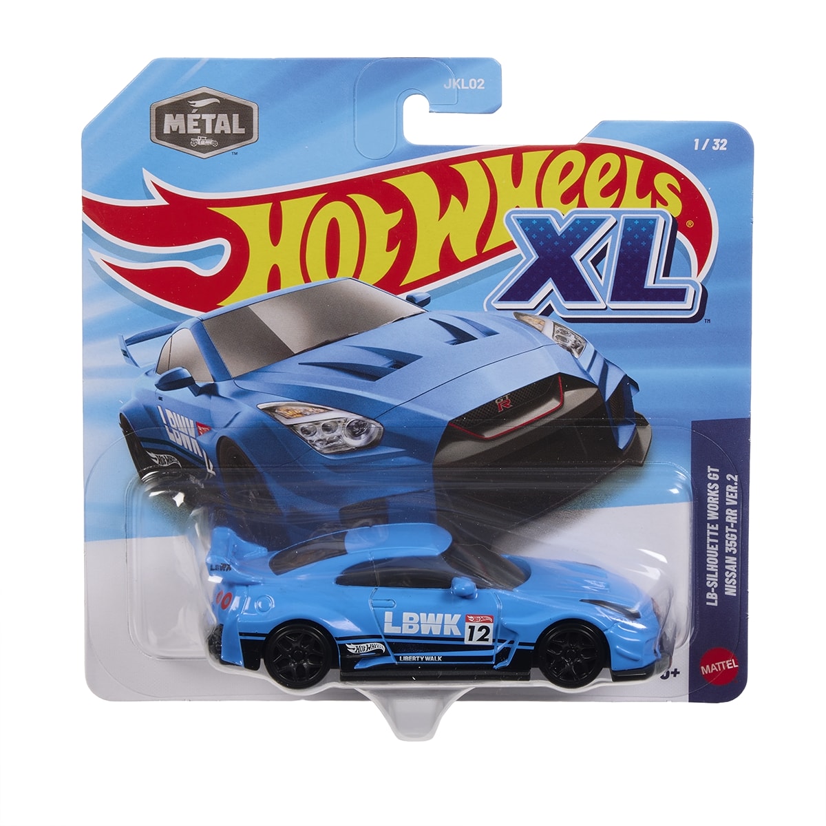 Đồ Chơi Siêu Xe XL - LBWK GTR HOT WHEELS JPH91/JKL02