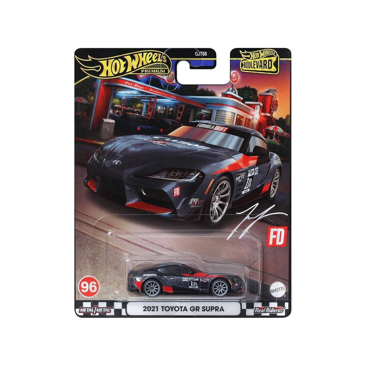 Siêu Xe BOULEVARD 2021 TOYOTA GR SUPRA Hot Wheels GJT68