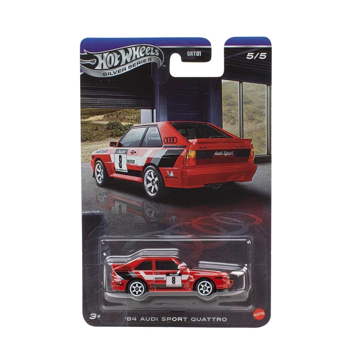 Đồ Chơi Siêu Xe Hot Wheels Celebrations 84 Audi Sport Quattro (Chase) HOT WHEELS JKY19/GRT01