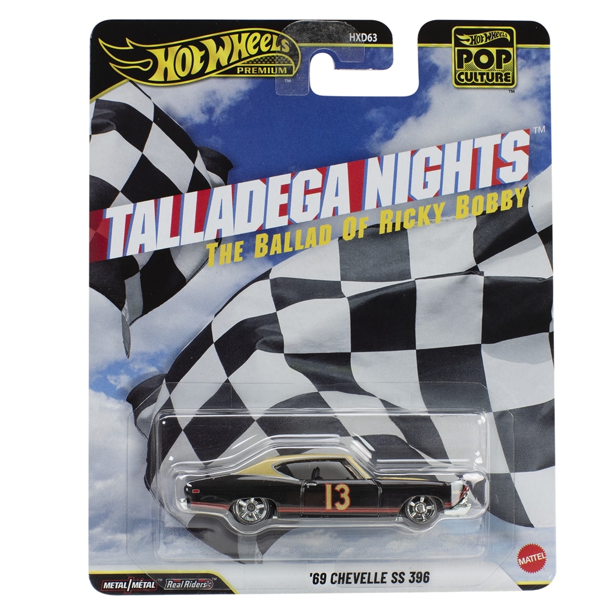 Đồ Chơi Siêu Xe Pop Culture - 69 Chevelle SS 396 HOT WHEELS JHW92/HXD63