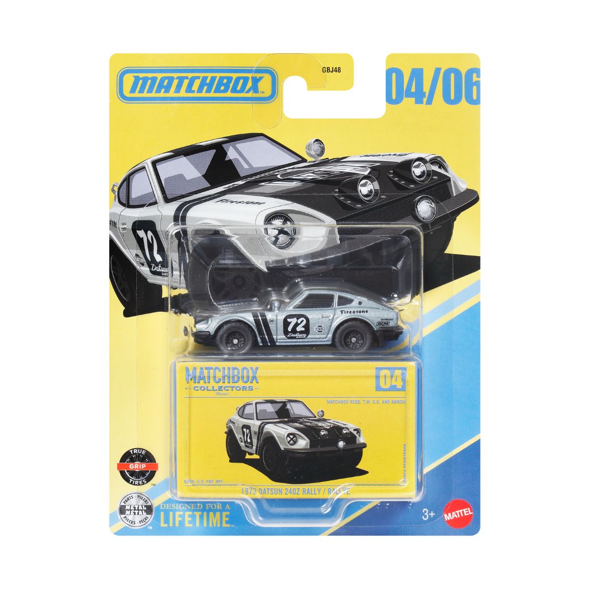 Đồ Chơi Siêu Xe Datsun 240Z Rally 1972 MATCHBOX JPY97/GBJ48