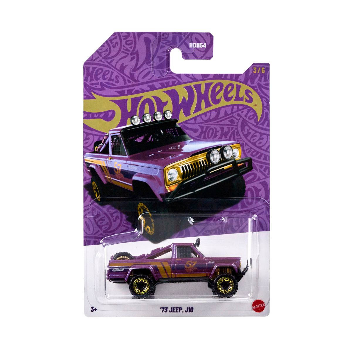 Đồ Chơi Mô Hình Siêu Xe Phiên Bản Ngọc Trai - 73 Jeep J10 HOT WHEELS HDH54