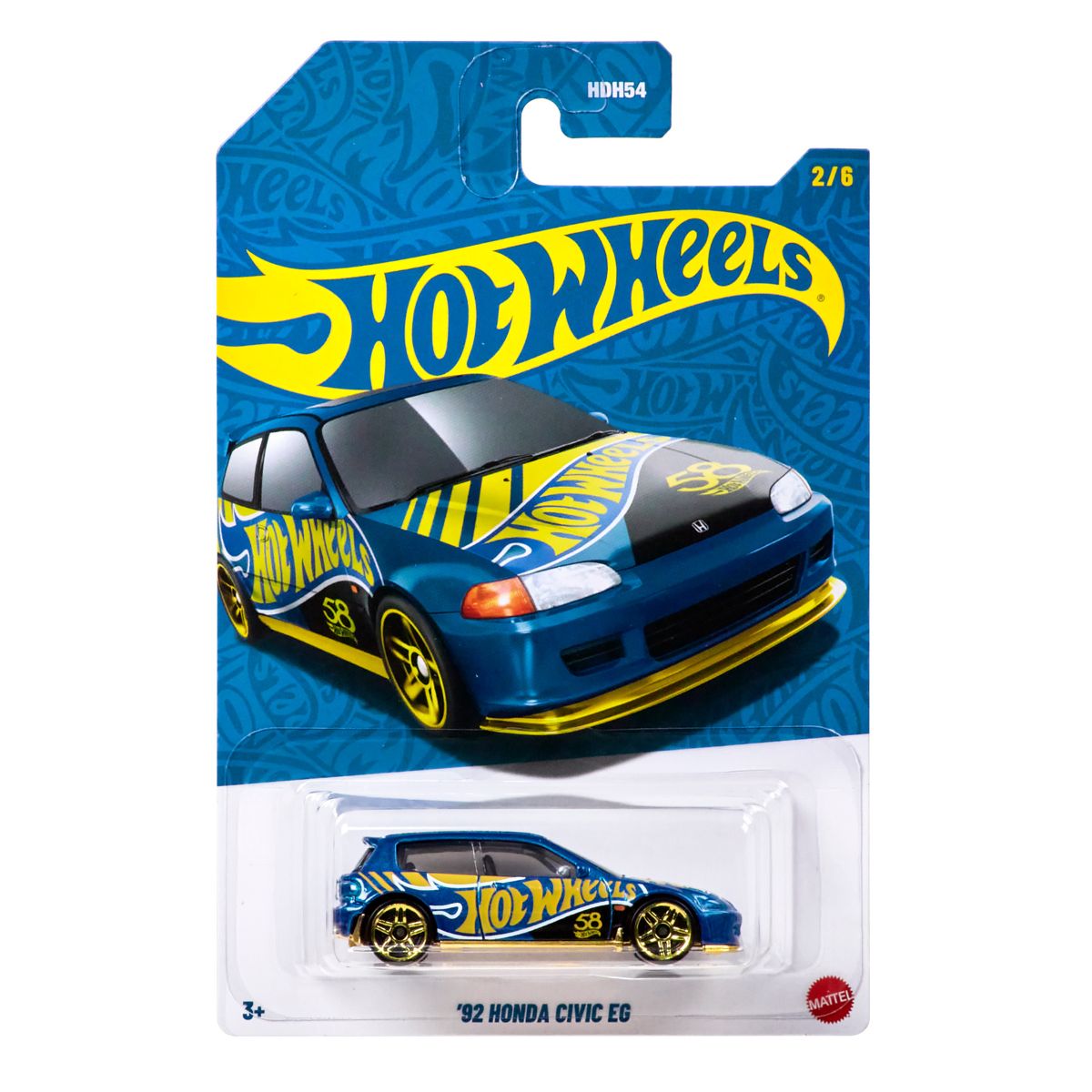 Đồ Chơi Siêu Xe Phiên Bản Ngọc Trai - 92 Honda Civic EG HOT WHEELS HDH54