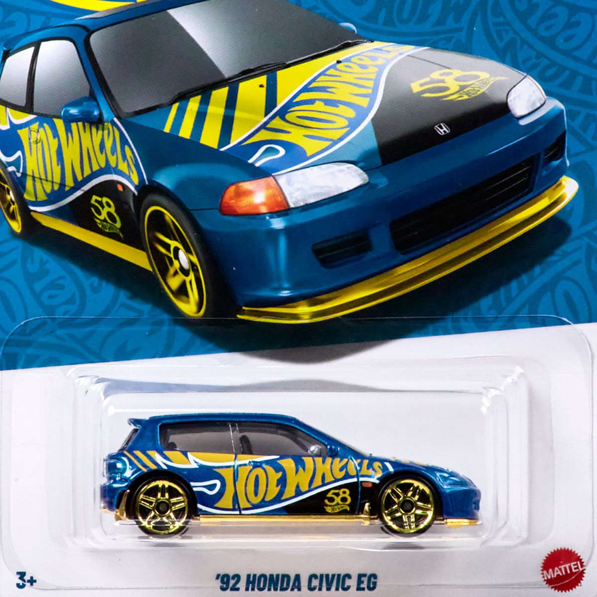 Đồ Chơi Siêu Xe Phiên Bản Ngọc Trai - 92 Honda Civic EG HOT WHEELS HDH54