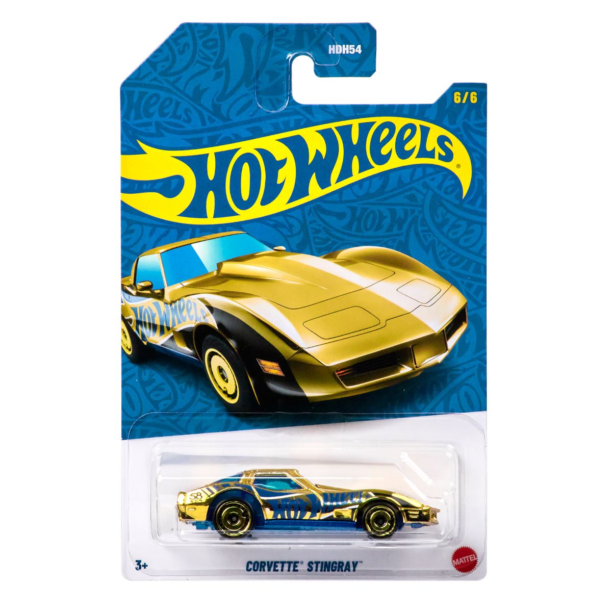 Đồ Chơi Siêu Xe Phiên Bản Ngọc Trai - Corvette Stingray (Chase) HOT WHEELS HDH54