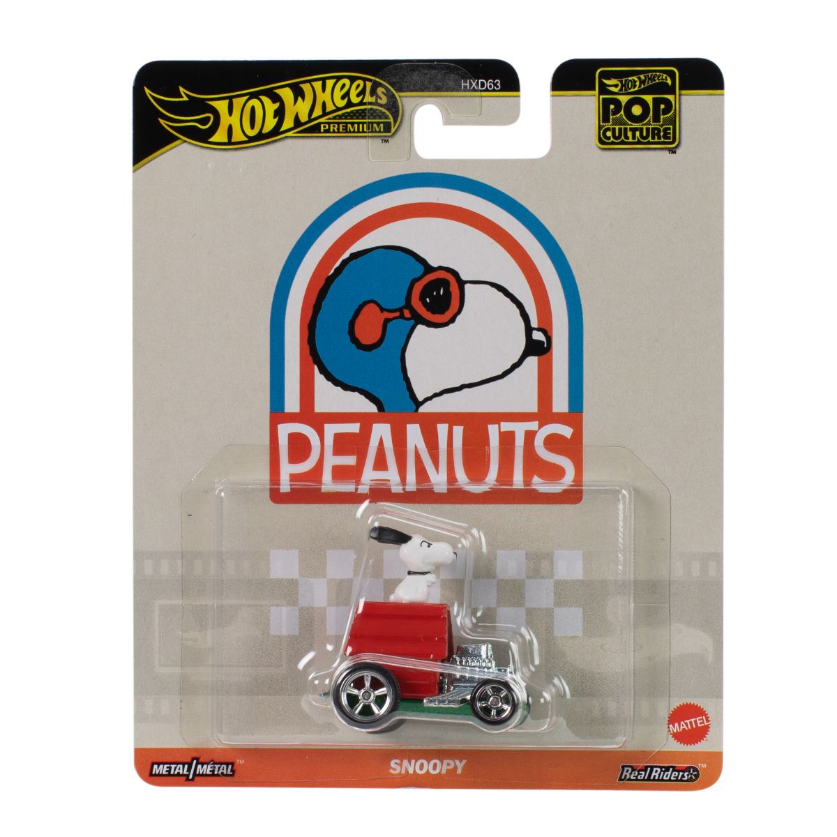 Đồ Chơi Mô Hình Siêu Xe Pop Culture - Snoopy HOT WHEELS JBL84/HXD63