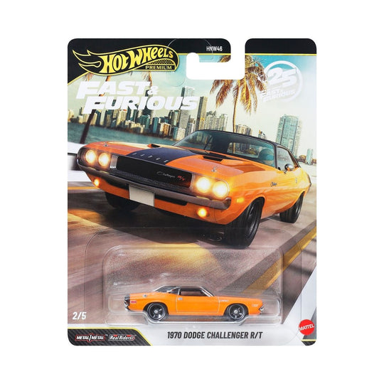 Premium Fast & Furious '70 Dodge Challenger F2 Hot Wheels JHW64/HNW46