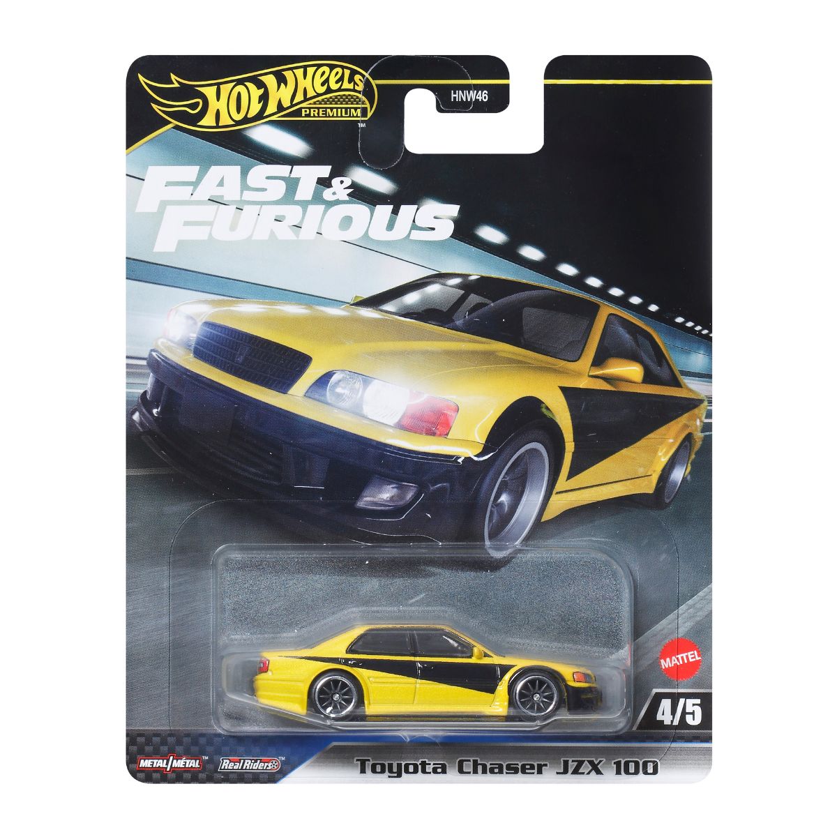 Đồ Chơi Mô Hình Siêu Xe Premium Fast&Furious 1998 Toyota Chaser JZX100 HOT WHEELS JBL89/HNW46