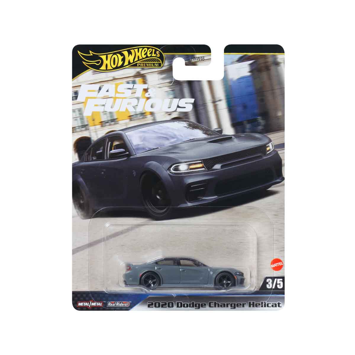 Đồ Chơi Siêu Xe Premium Fast&Furious Dodge Charger Hellcat Widebody Hot Wheels Hnw46
