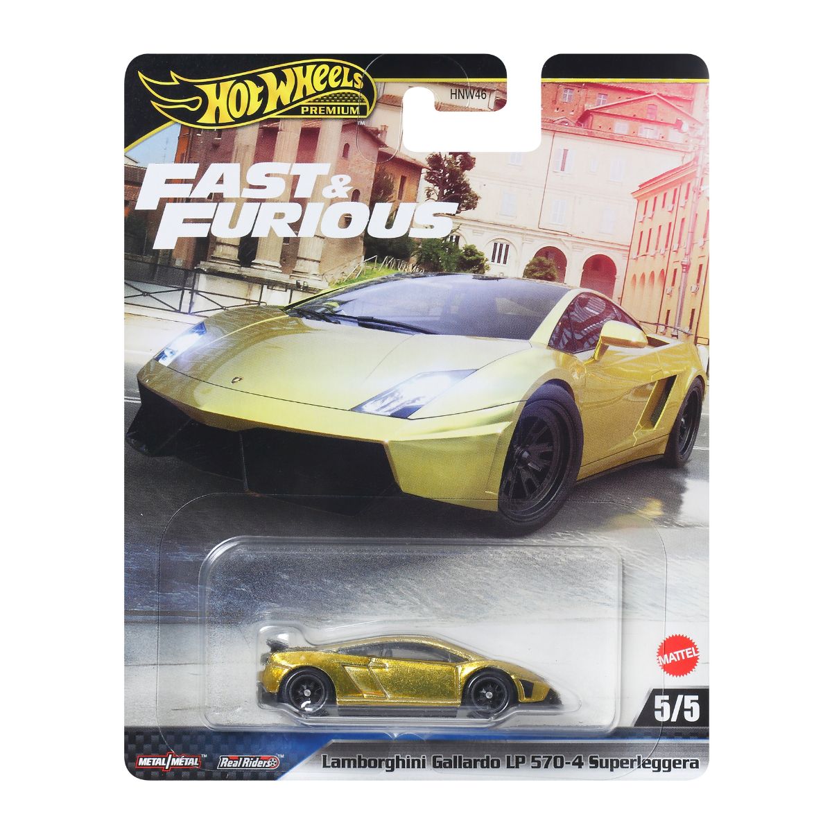 Đồ Chơi Mô Hình Siêu Xe Premium Fast&Furious Lamborghini Gallardo LP570-4 HOT WHEELS JBM01/HNW46