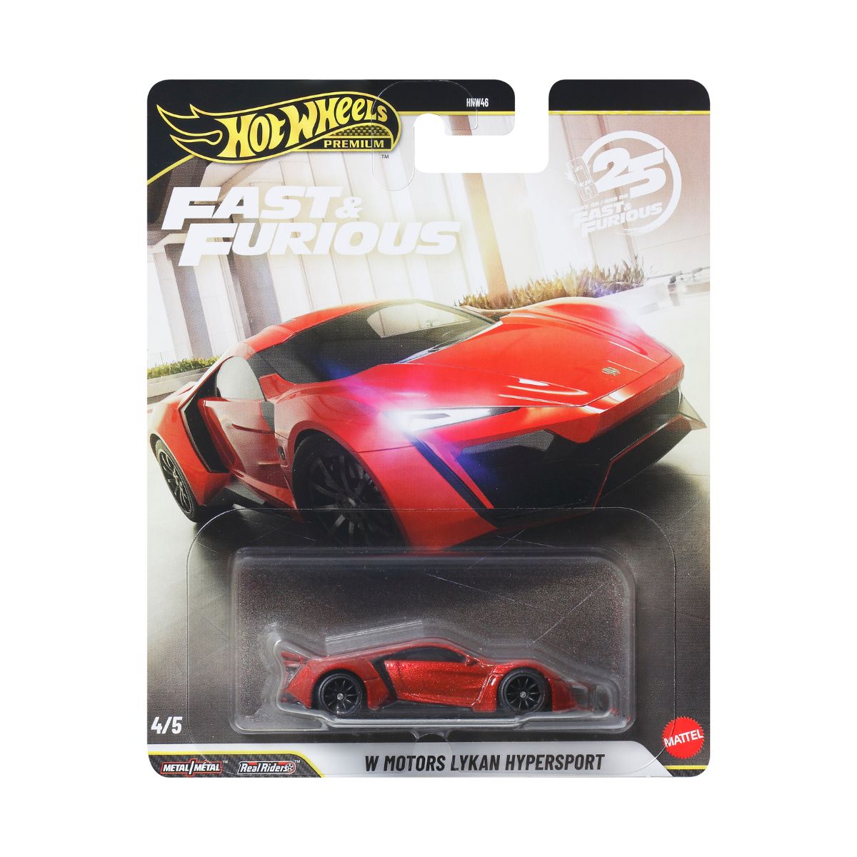 Hot Wheels Premium Fast &amp; Furious Lykan Hypersport - JHW70/HNW46