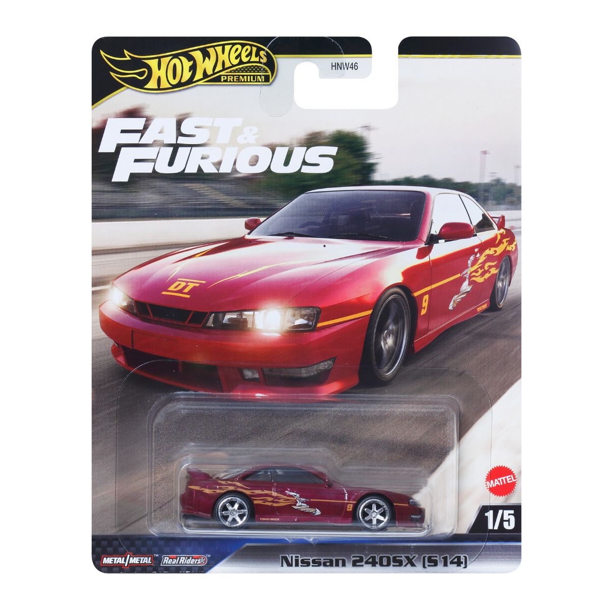 Đồ Chơi Mô Hình Siêu Xe Premium Fast&Furious Nissan 240SX (S14) HOT WHEELS HNW46