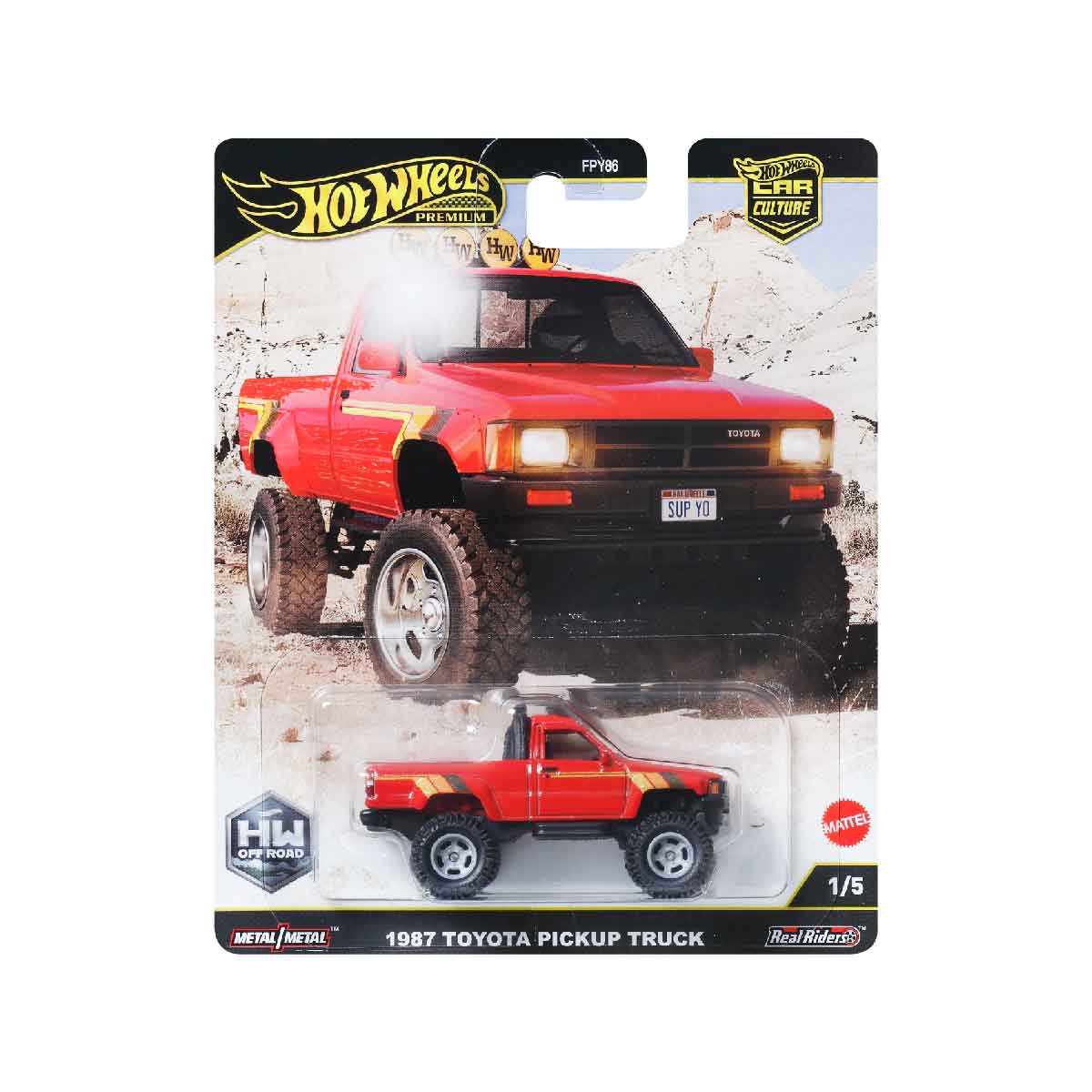 Đồ Chơi Siêu Xe Sang Trọng 1987 Toyota Pickup Truck HOT WHEELS FPY86