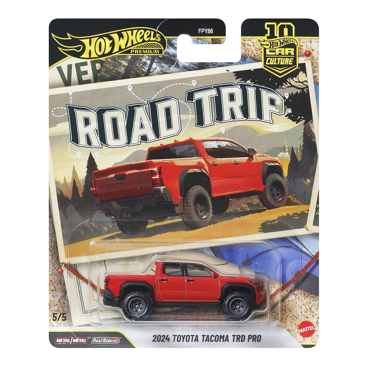 Đồ Chơi Siêu Xe Sang Trọng 2024 Toyota Tacoma TRD Pro HOT WHEELS JKF40/FPY86