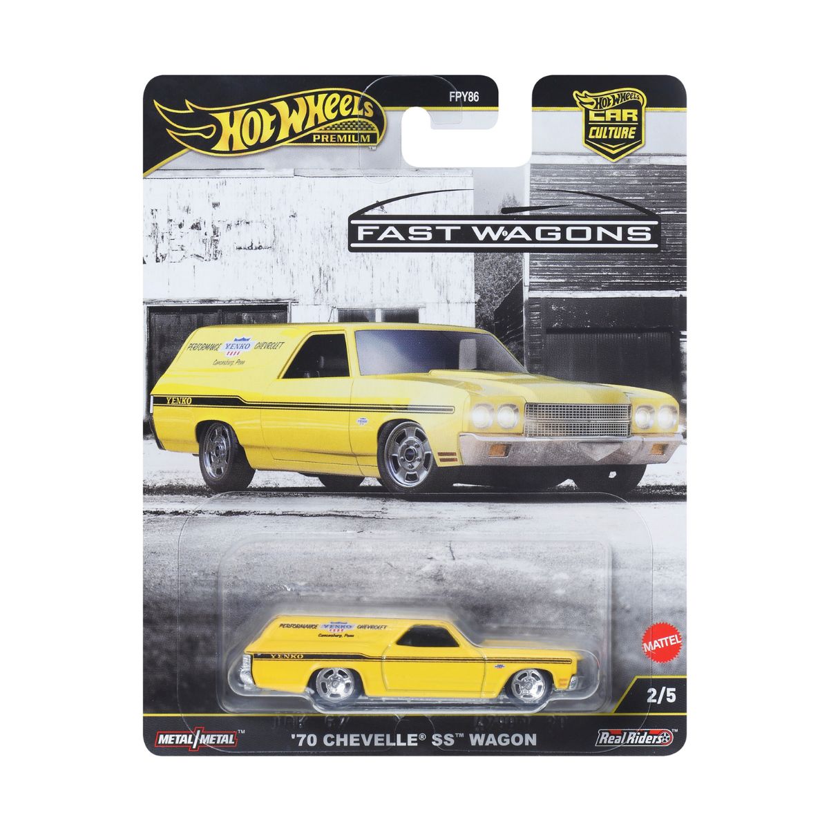 Đồ Chơi Mô Hình Siêu Xe Sang Trọng 70 Chevelle Ss Wagon Hot Wheels Fpy86