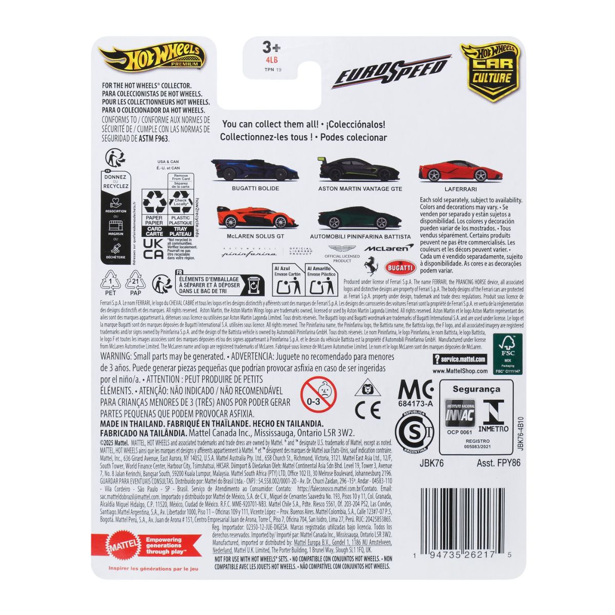 Đồ Chơi Siêu Xe Sang Trọng Aston Martin Vantage GTE HOT WHEELS FPY86
