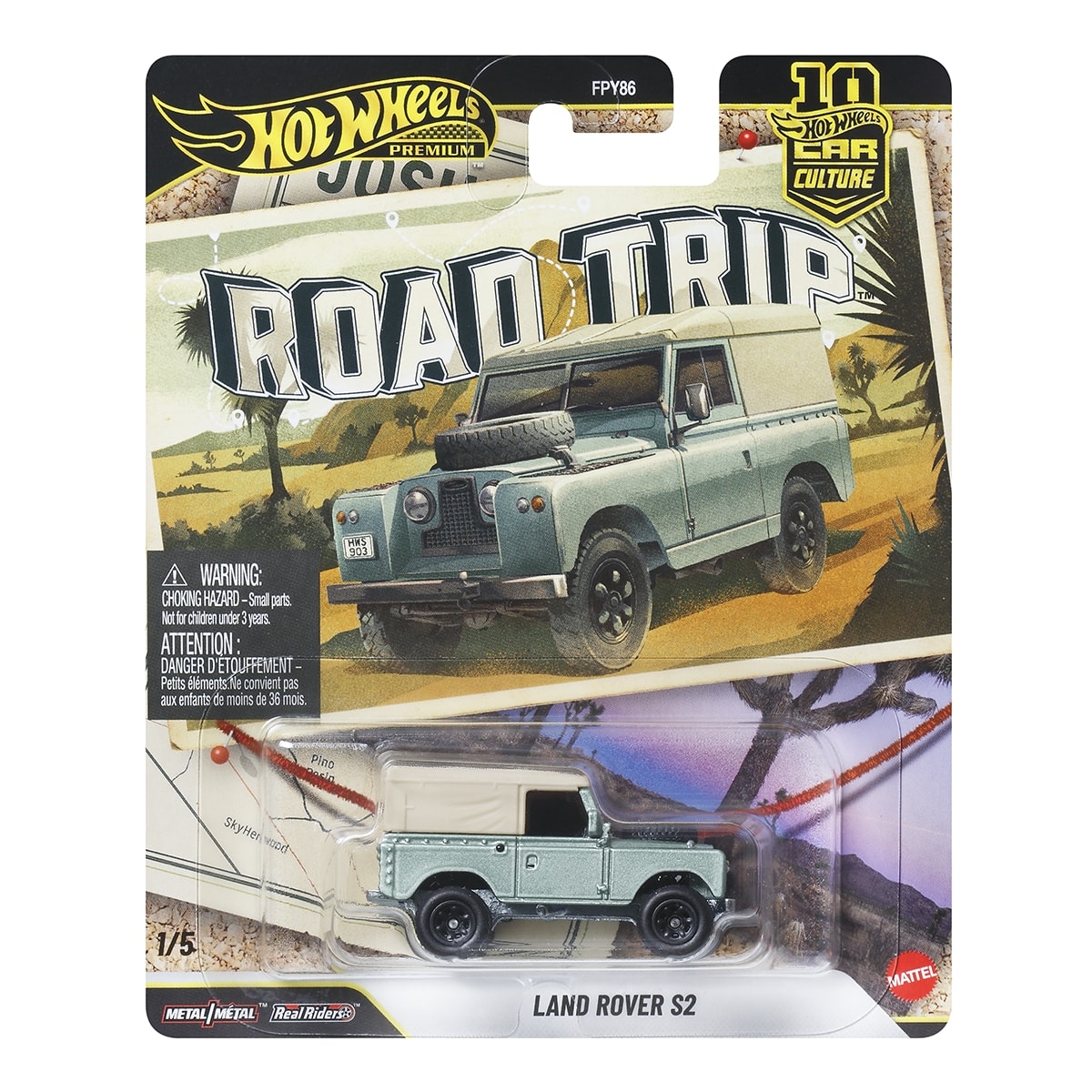 Đồ Chơi Siêu Xe Sang Trọng Land Rover S2 HOT WHEELS JKF06/FPY86