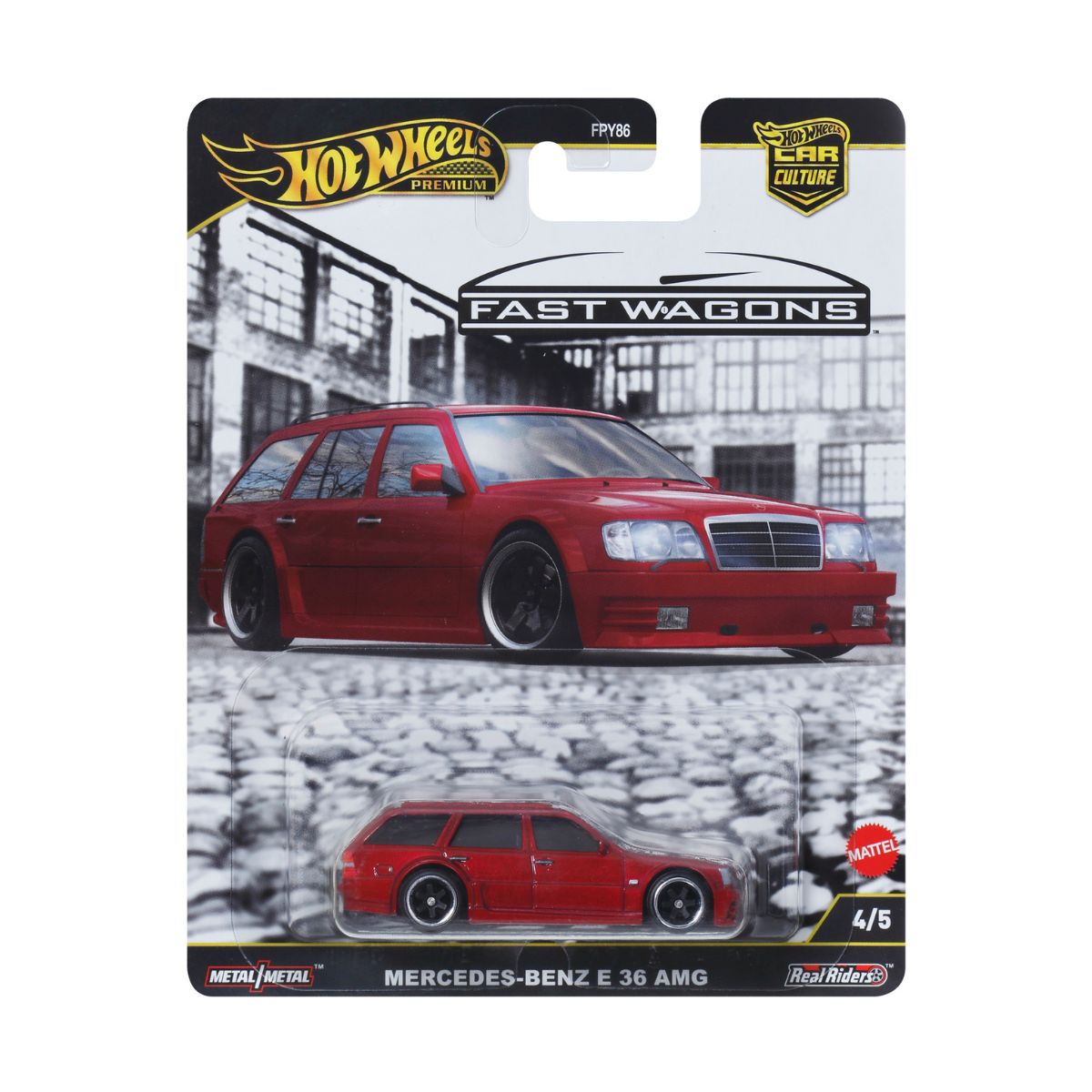 Đồ Chơi Mô Hình Siêu Xe Sang Trọng Mercedes-Benz AMG E-36 Estate HOT WHEELS FPY86