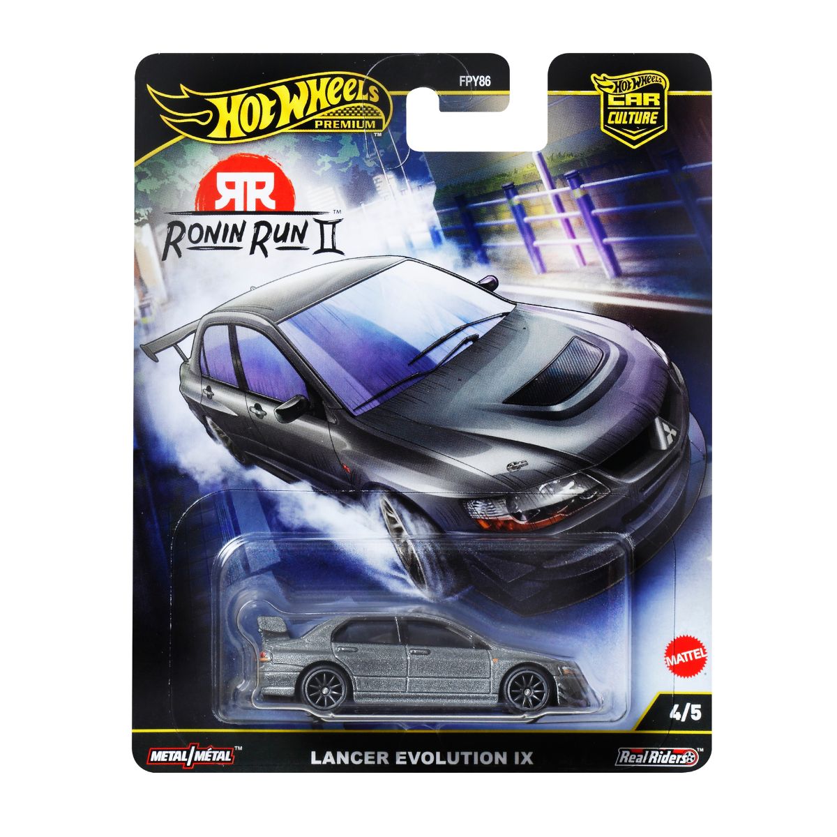Đồ Chơi Mô Hình Siêu Xe Sang Trọng Mitsubishi Lancer Evolution IX HOT WHEELS JBK86/FPY86