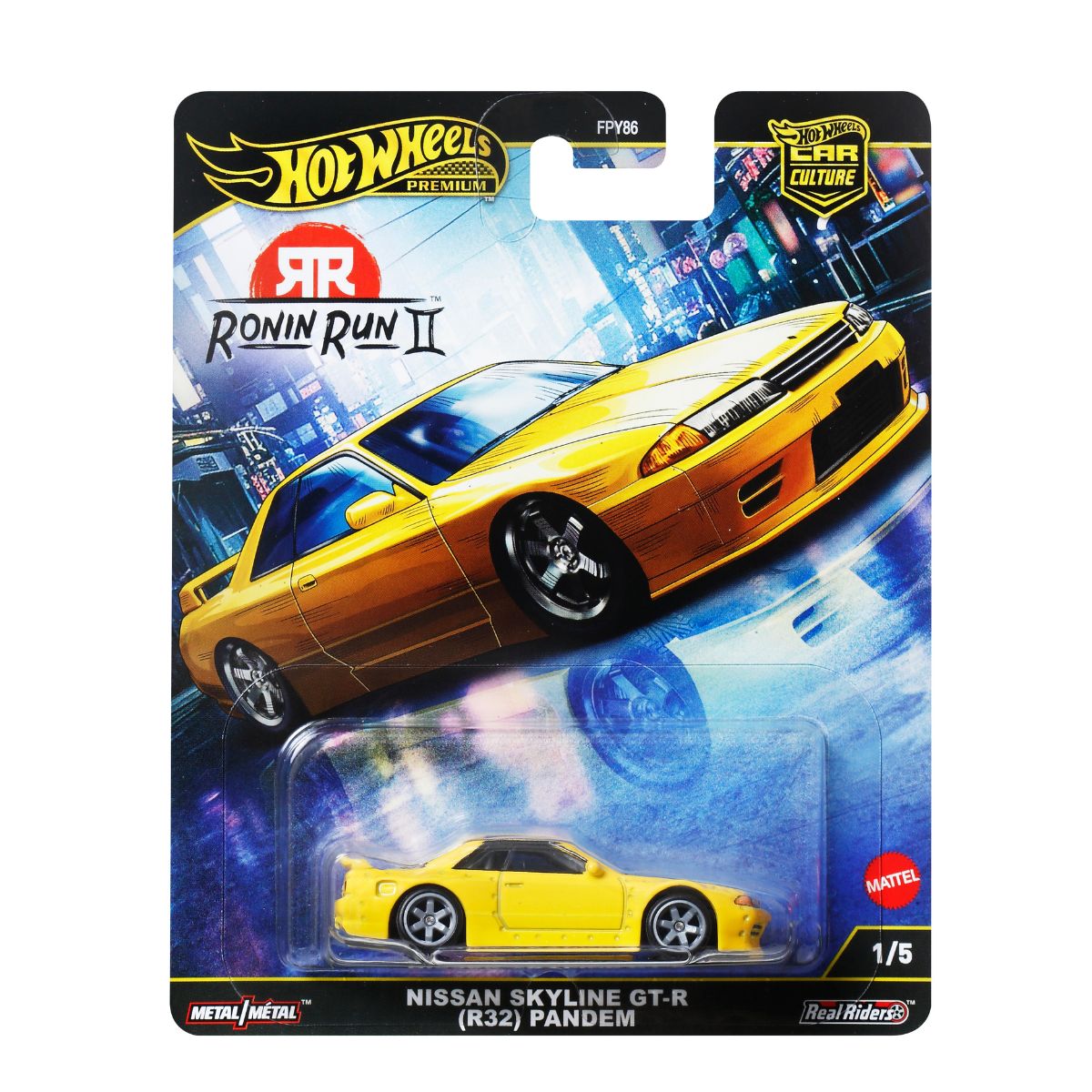 Đồ Chơi Mô Hình Siêu Xe Sang Trọng Nissan Skyline R32 Pandem HOT WHEELS JBK88/FPY86