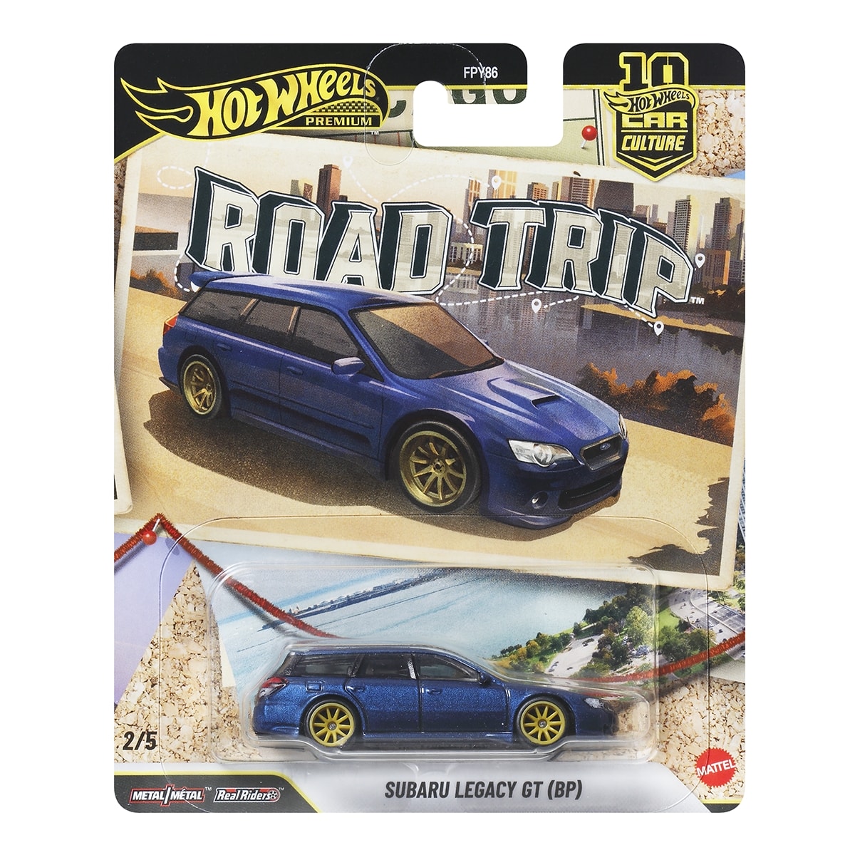 Luxury Supercar Toy Subaru Legacy GT (BP) Hot Wheels JKF07/FPY86