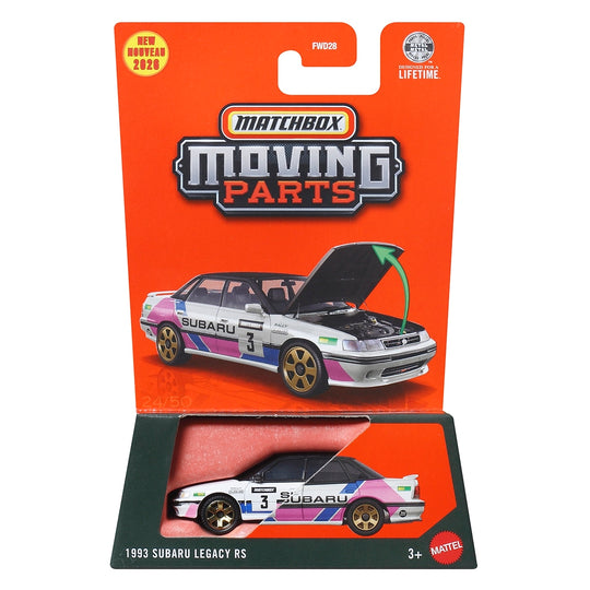 1993 Subaru Legacy RS Sports Supercar Toy – MATCHBOX JHV33/FWD28