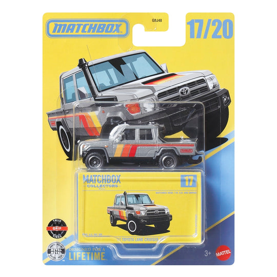 Đồ Chơi Siêu Xe Toyota Land Cruiser 78 2017 MATCHBOX JJW10/GBJ48