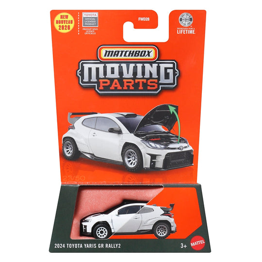 Đồ Chơi Siêu Xe Đua Rally Toyota Yaris GR Rally2 2024 MATCHBOX JHV36/FWD28