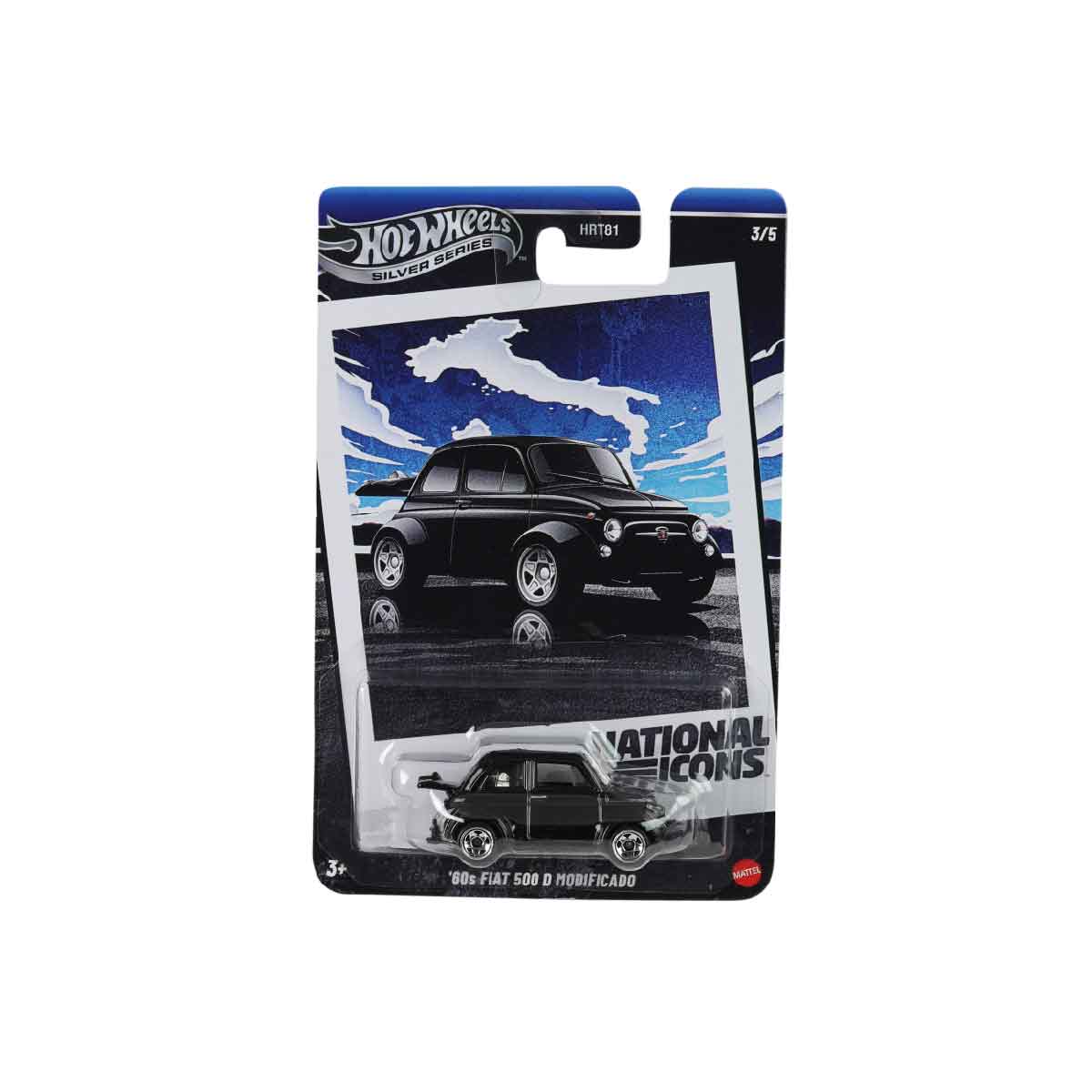 Đồ Chơi Mô Hình Siêu Xe Vintage 60S Fiat 500D Modificado HOT WHEELS JBY88/HRT81