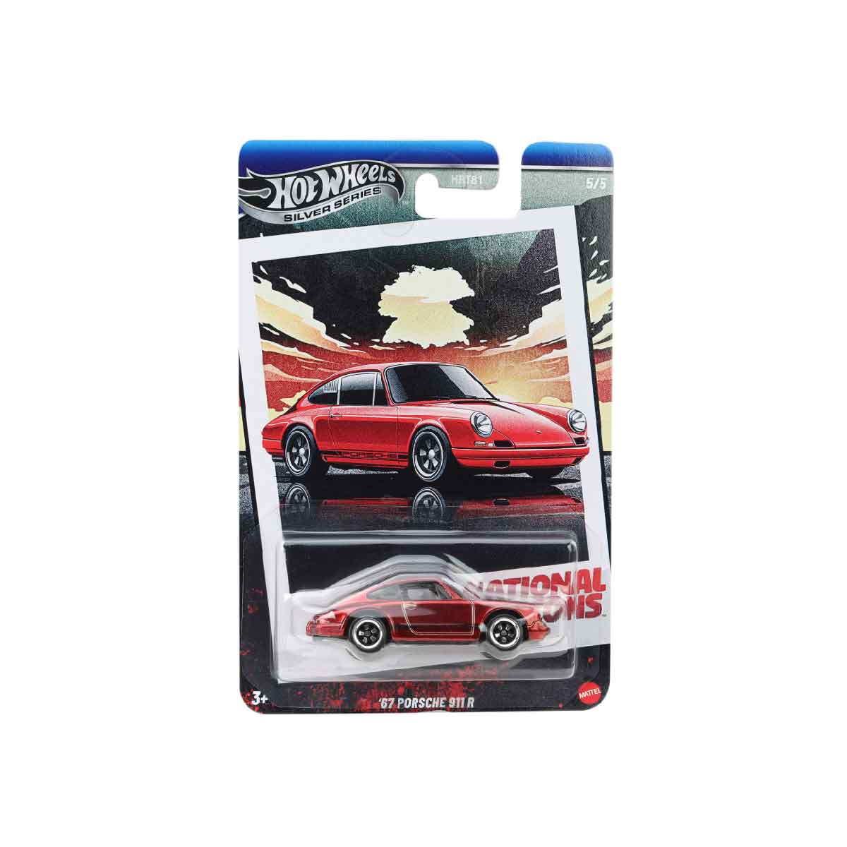 Đồ Chơi Mô Hình Siêu Xe Vintage 67 Porsche 911 R HOT WHEELS HRT81