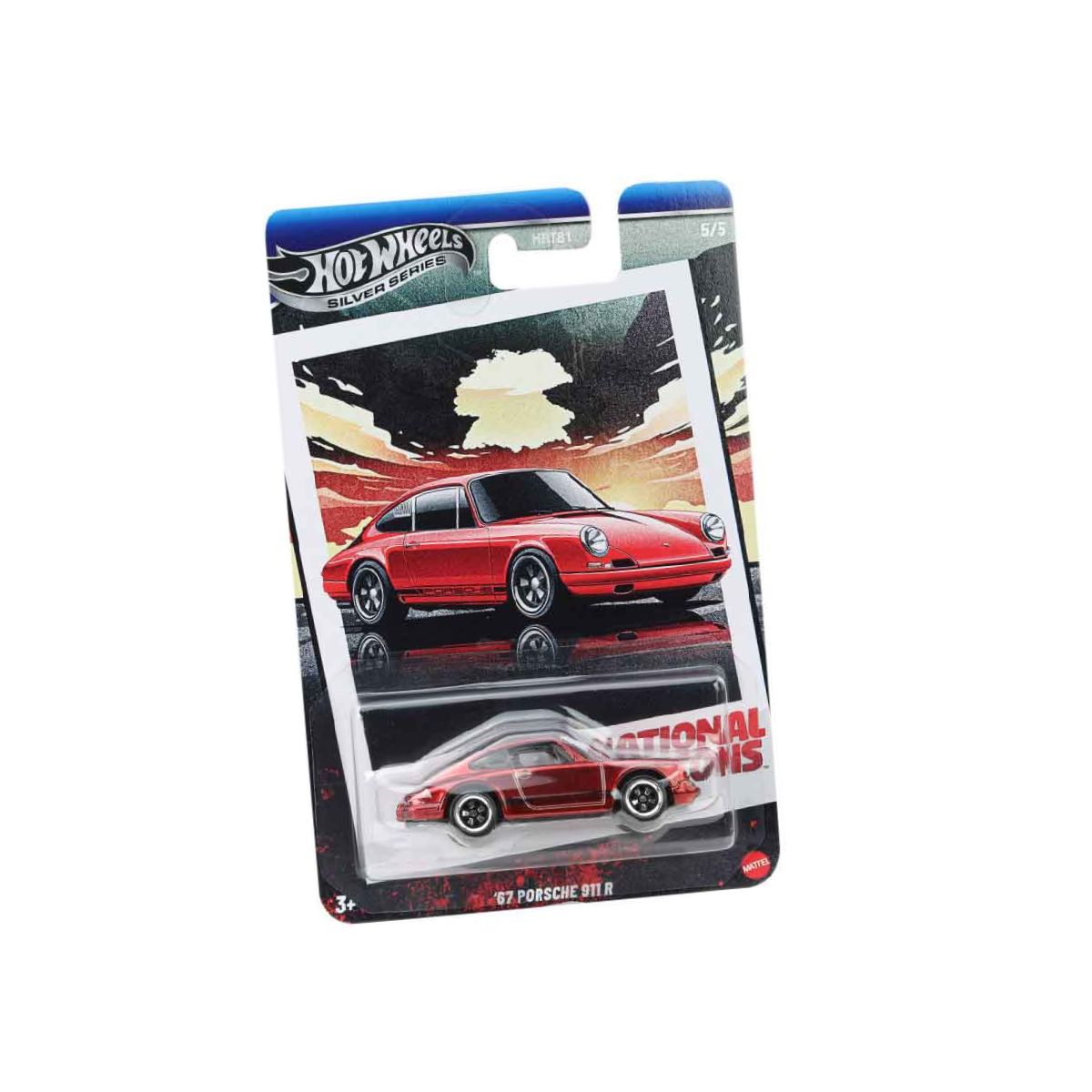 Đồ Chơi Mô Hình Siêu Xe Vintage 67 Porsche 911 R HOT WHEELS HRT81