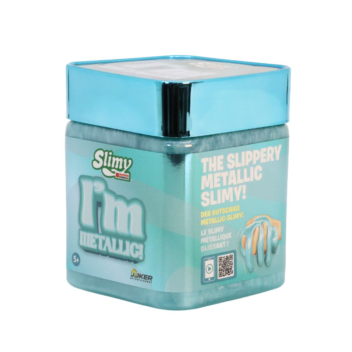 Đồ Chơi Slime Ánh Kim Xanh Ngọc Lấp Lánh_220gr SLIMY 20280630/32158/TE