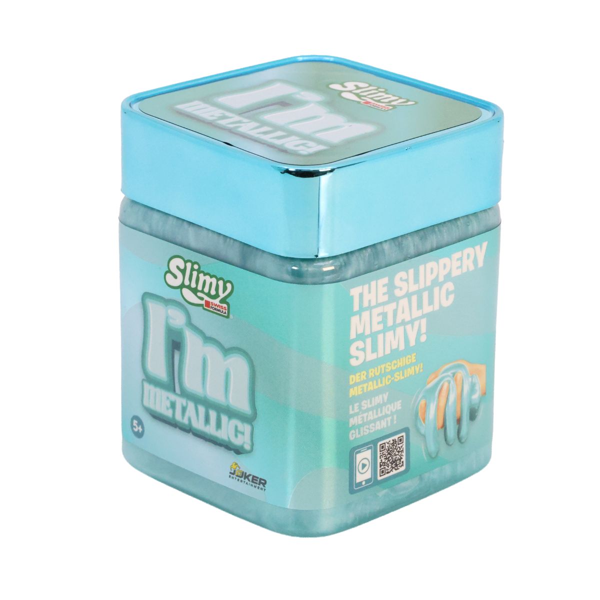Đồ Chơi Slime Ánh Kim Xanh Ngọc Lấp Lánh_220gr SLIMY 20280630/32158/TE
