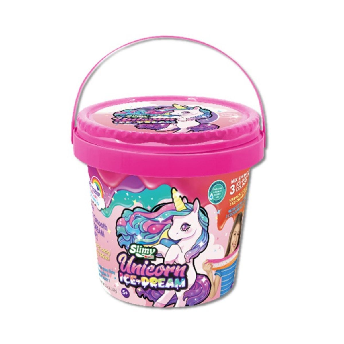 Đồ Chơi Slime Hộp Kem Kỳ Lân Ngọt Ngào Với Cốm Trang Trí 350gr SLIMY 33921