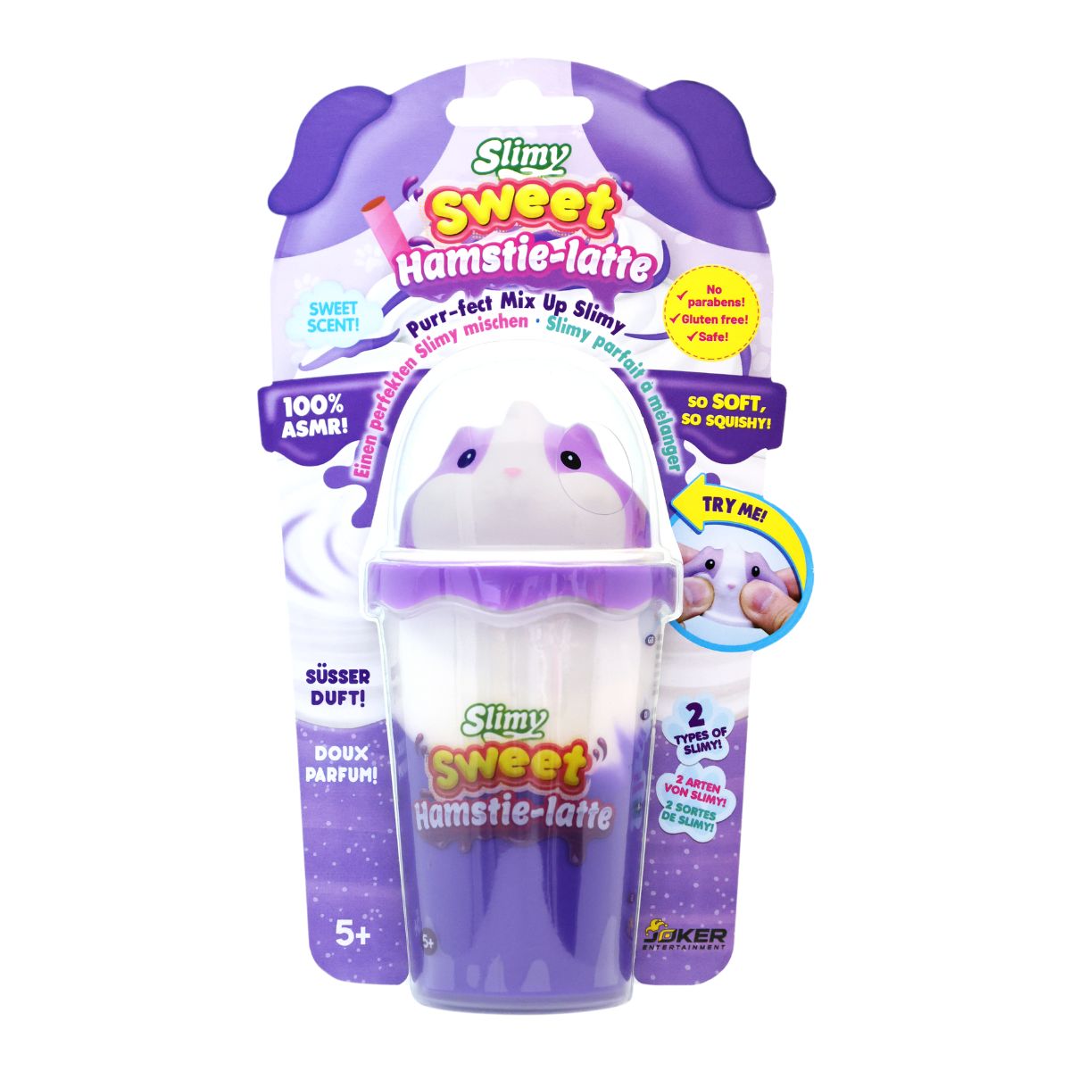 Đồ Chơi Slimy Cà Phê Hamstie-Latte Với Squishy Tím Dẻo Đáng Yêu SLIMY 33529A