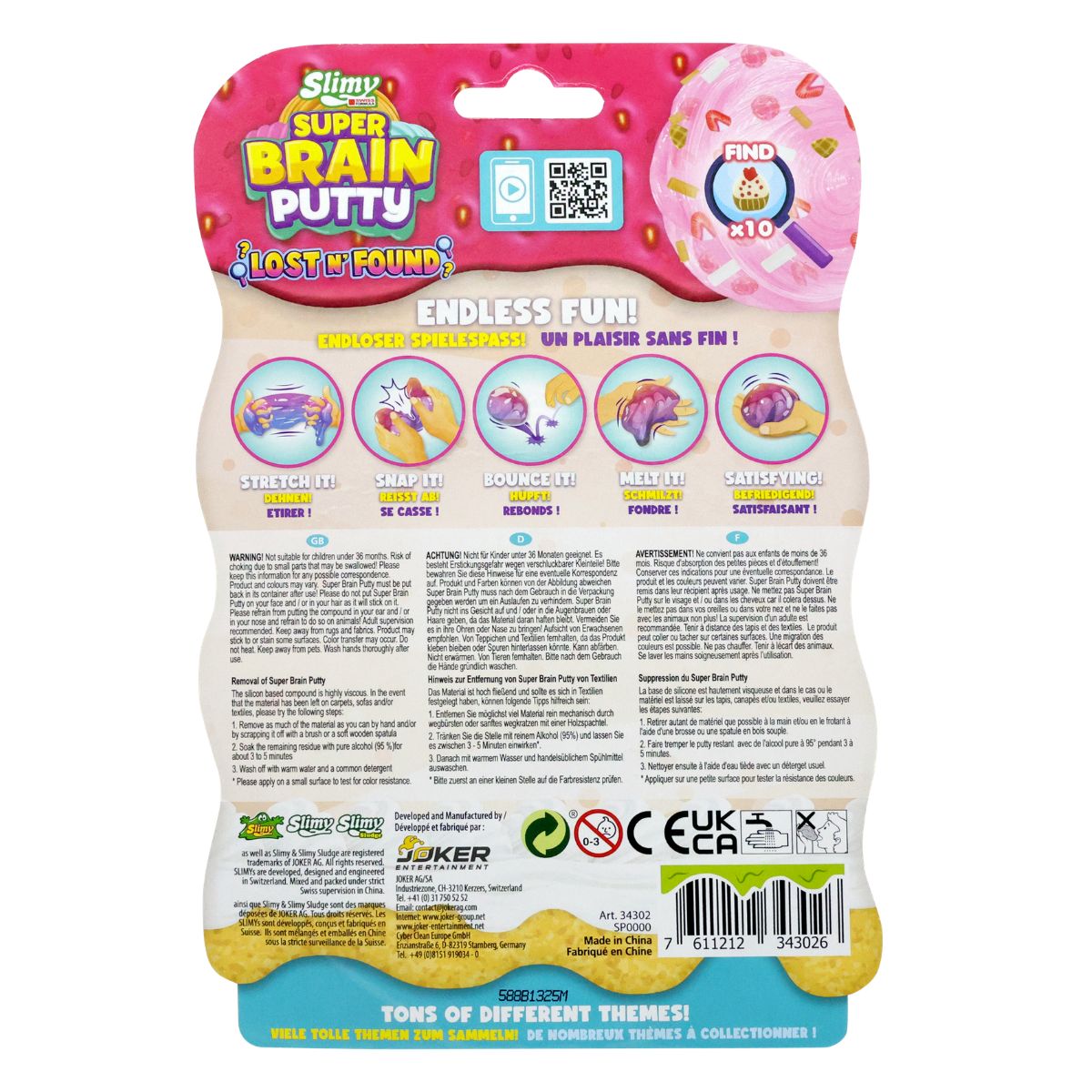 Đồ Chơi Slimy Putty Dâu Hồng Ngọt Ngào_75gr SLIMY 20280630/34302/PK
