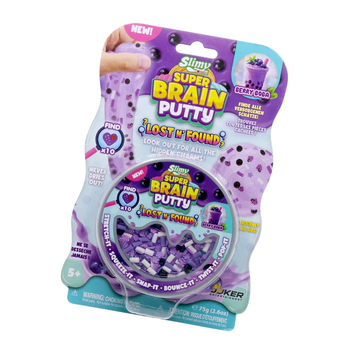 Slimy Bubble Tea Purple Putty 75g SLIMY 20271231/34302/PP