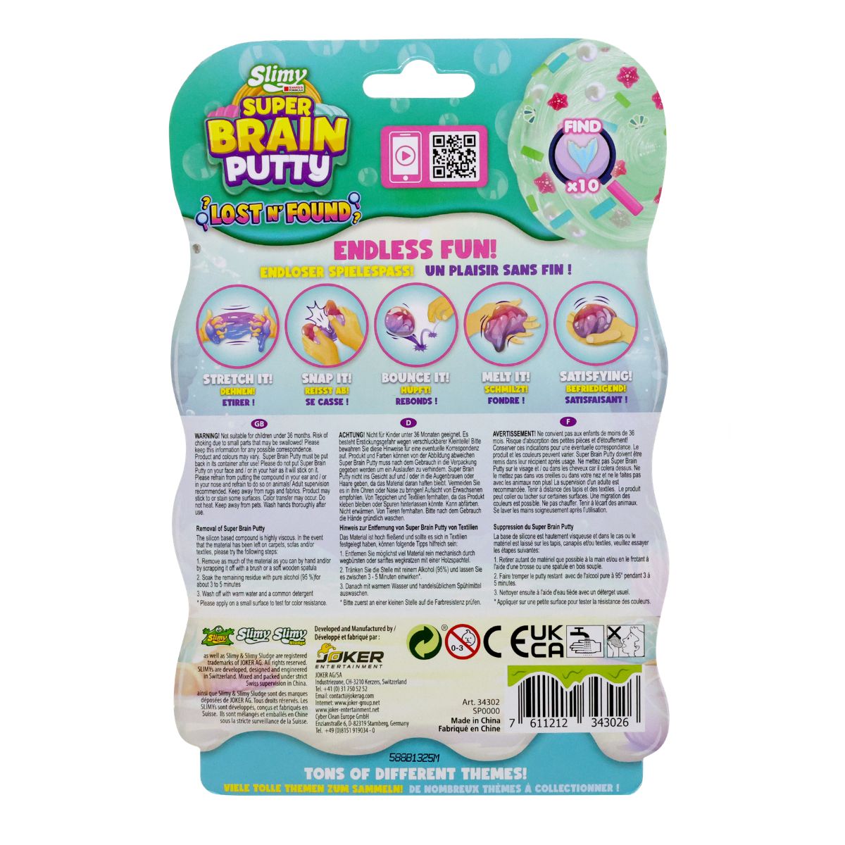 Đồ Chơi Slimy Putty Tiên Cá Xanh Ngọc_75gr  SLIMY 20280630/34302/TE